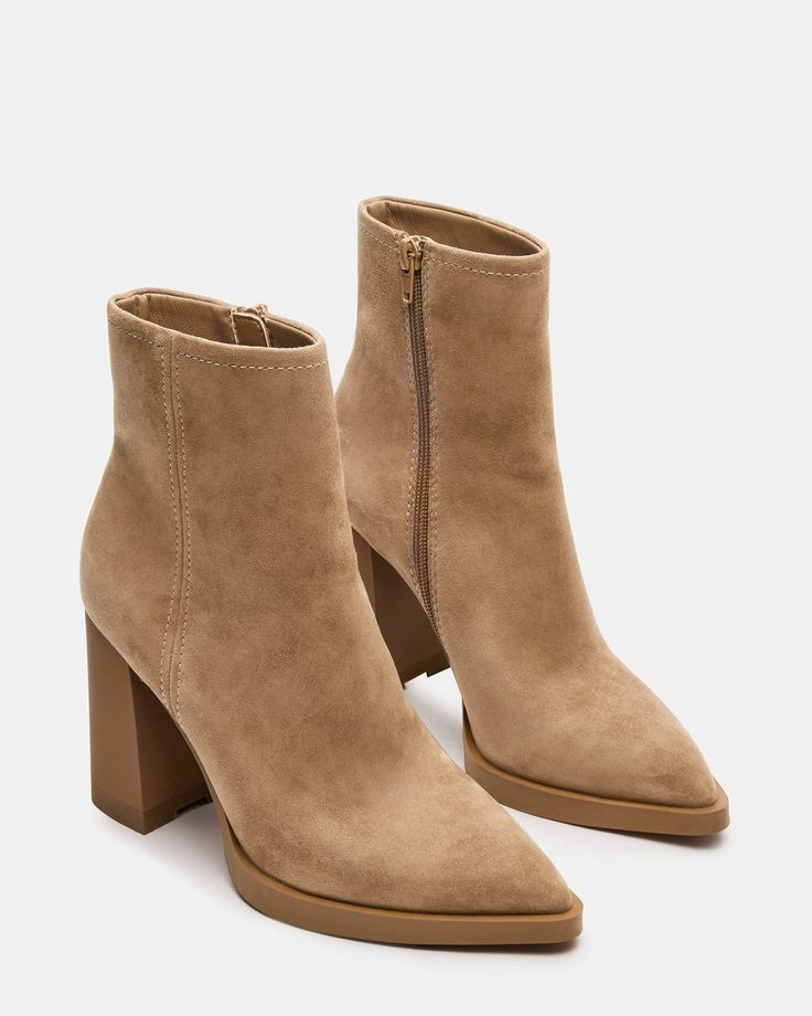 The Vienna | Latte Sleek Ankle Hugging Bootie