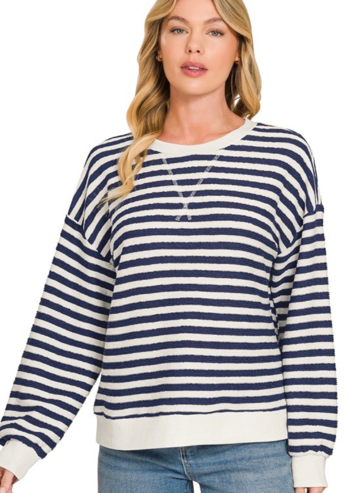 Coastal Stripe Pullover