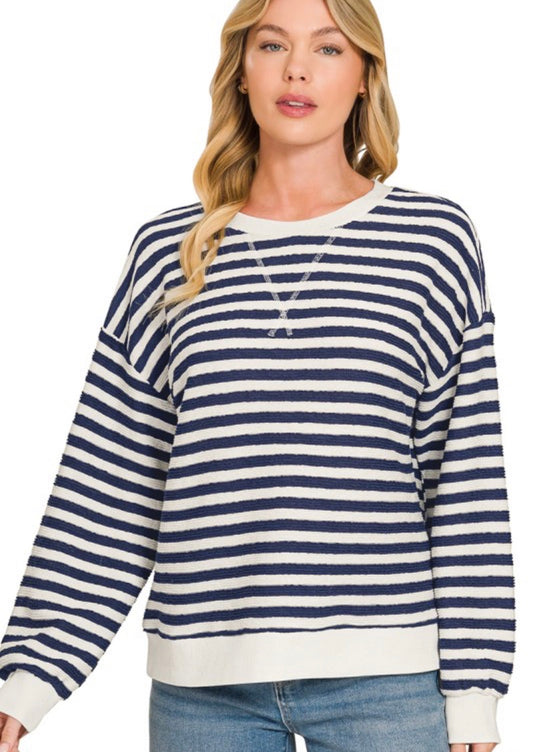 Coastal Stripe Pullover
