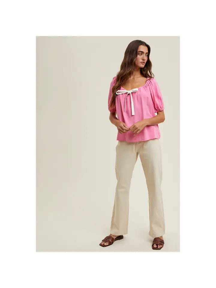 Front Self Tie Blouse