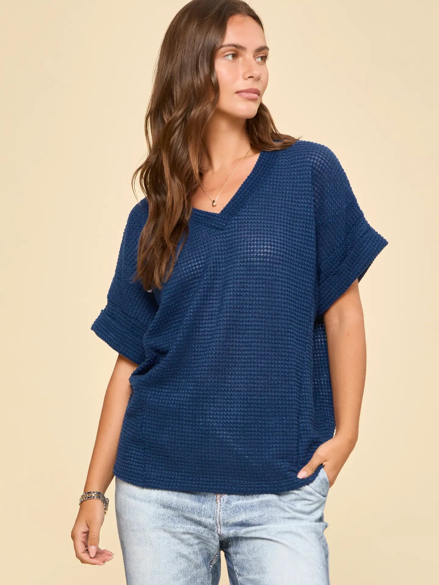 The Willow Waffle Top