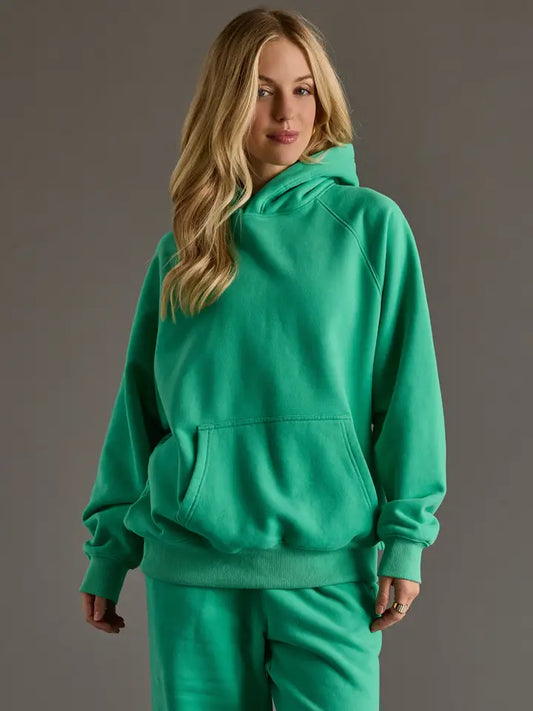 Green Panache Hooded Sweatshirt