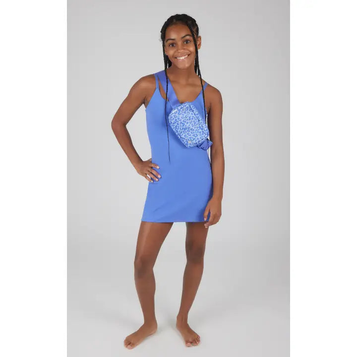 Girls Lux Tennis Dress with Inner Bra and Fanny Bag - Set