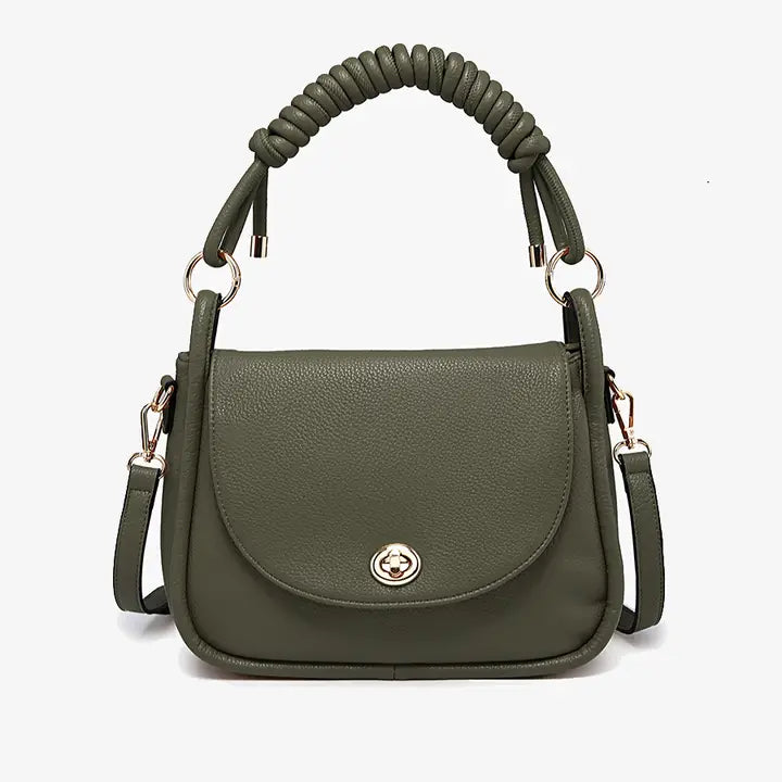 Effie Messenger Satchel Bag – Knotted Handle