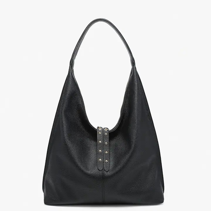 Tori Slouchy Hobo w/ Studded Tassels