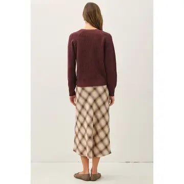 Soft Ribbed Wrap Sweater