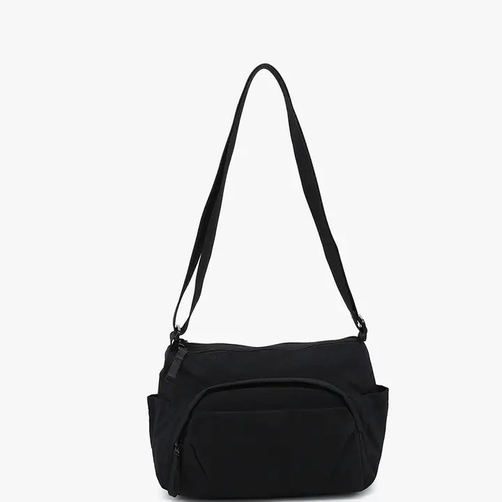 Arleth Nylon Multi-Compartment Crossbody Bag