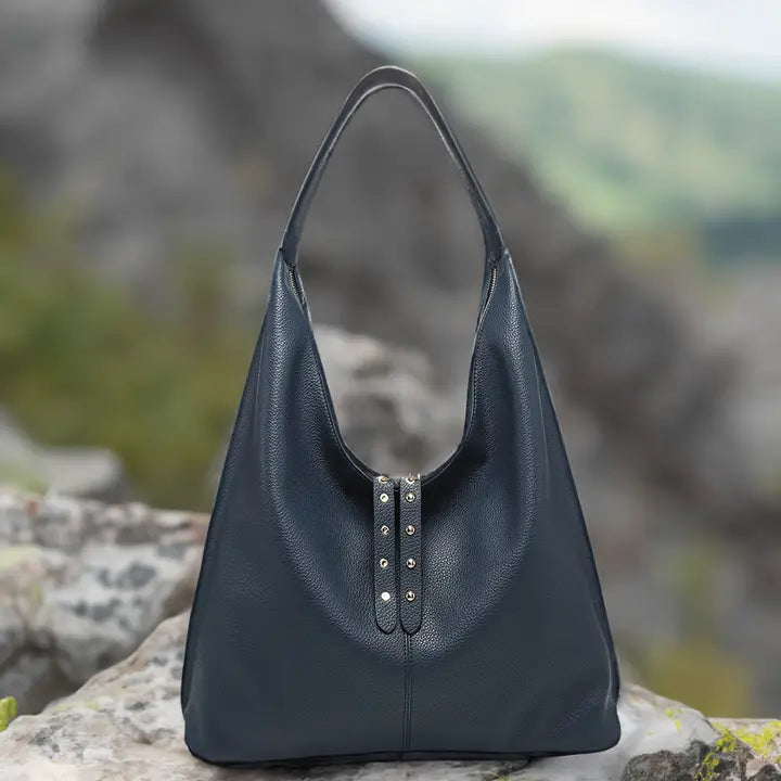 Tori Slouchy Hobo w/ Studded Tassels