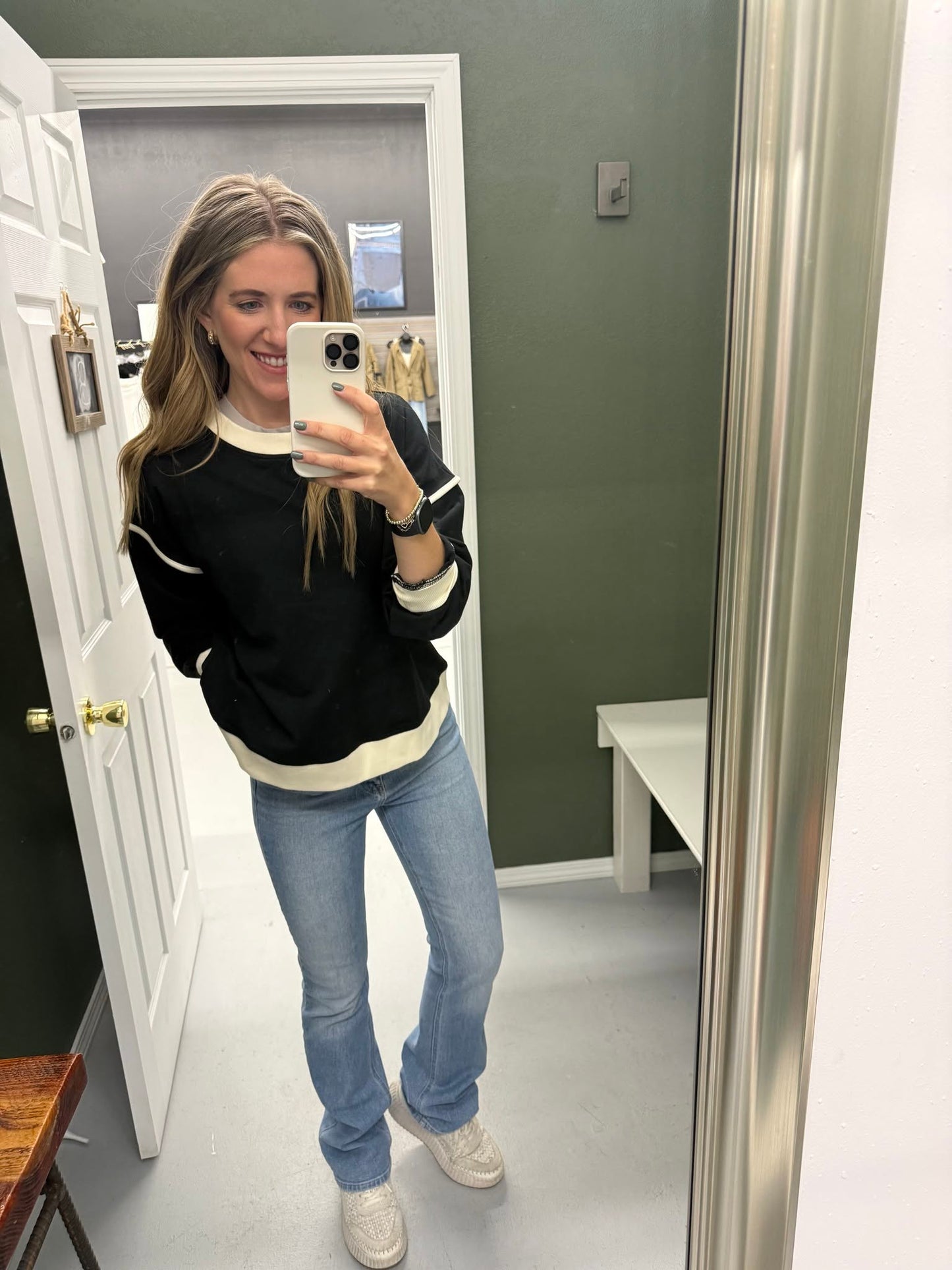The Palmer Contrast Pullover
