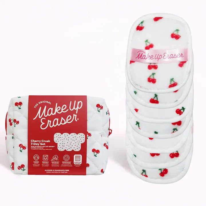 Cherry Crush 7-Day Set & Makeup Bag Gift Set