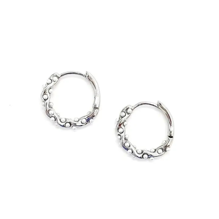 Ellie Pearl Hoops