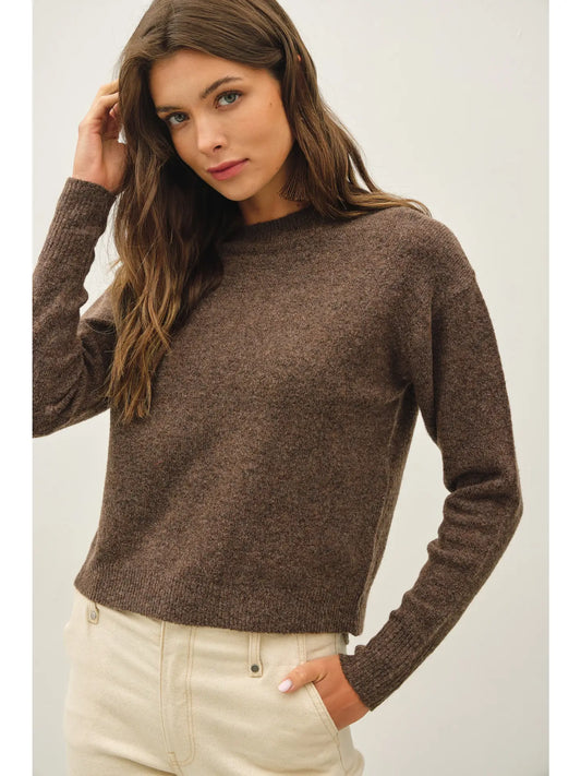 Wool Touch Cozy Cropped Sweater