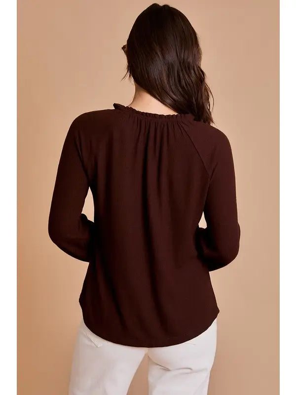 The Cocoa Cloud Blouse
