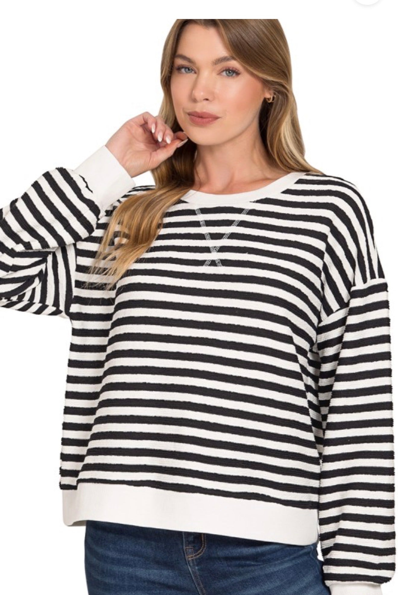 Coastal Stripe Pullover