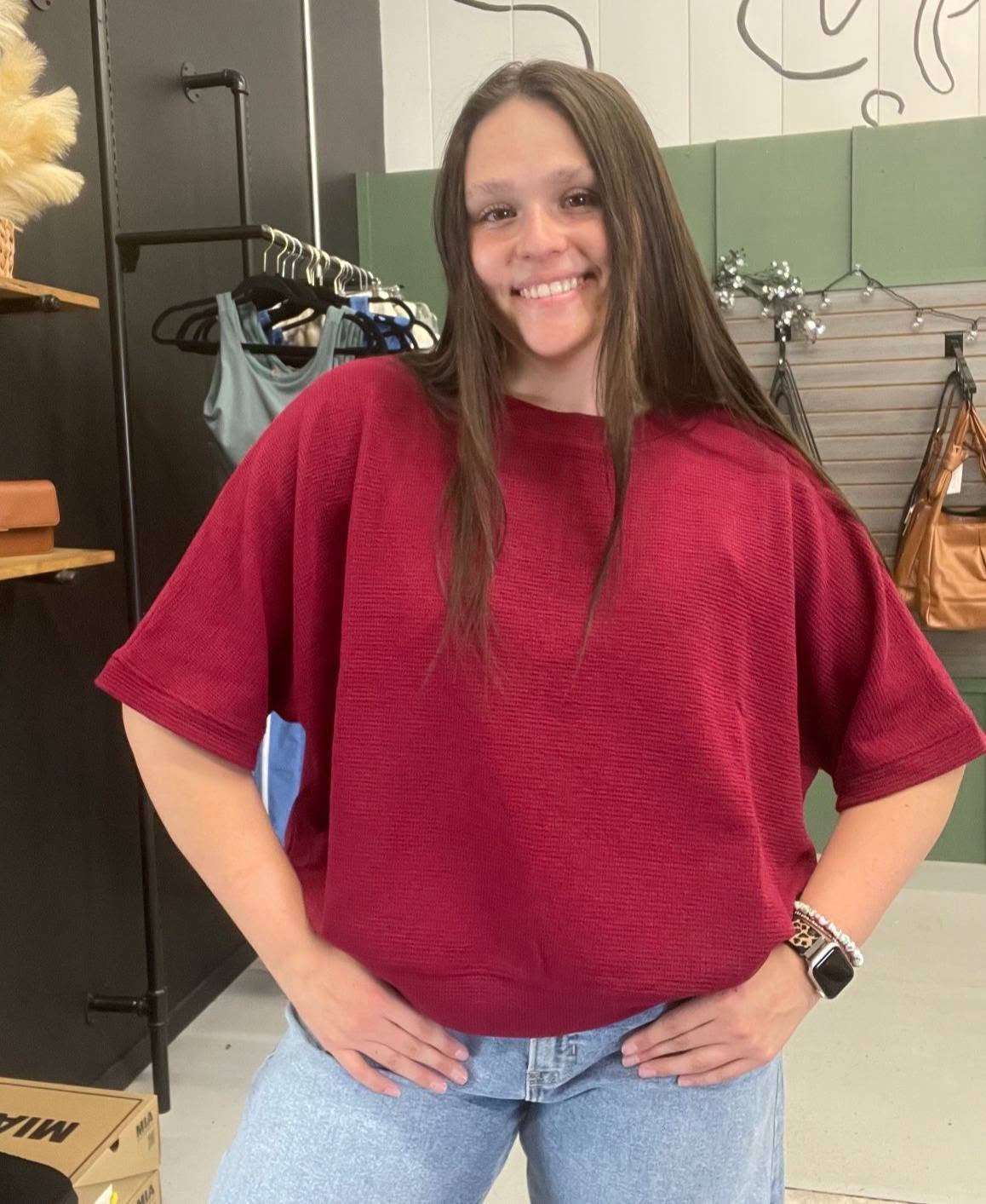 The Blair Textured Top