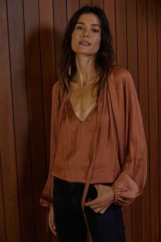 Sue Satin Top
