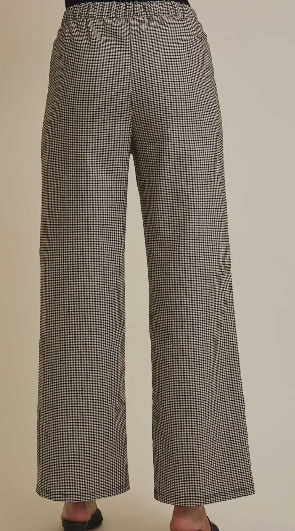 Pleated detail pants
