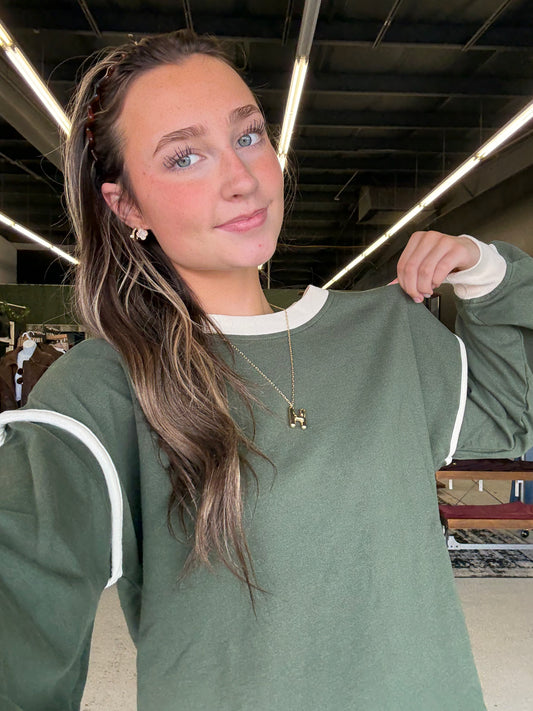 The Palmer Contrast Pullover