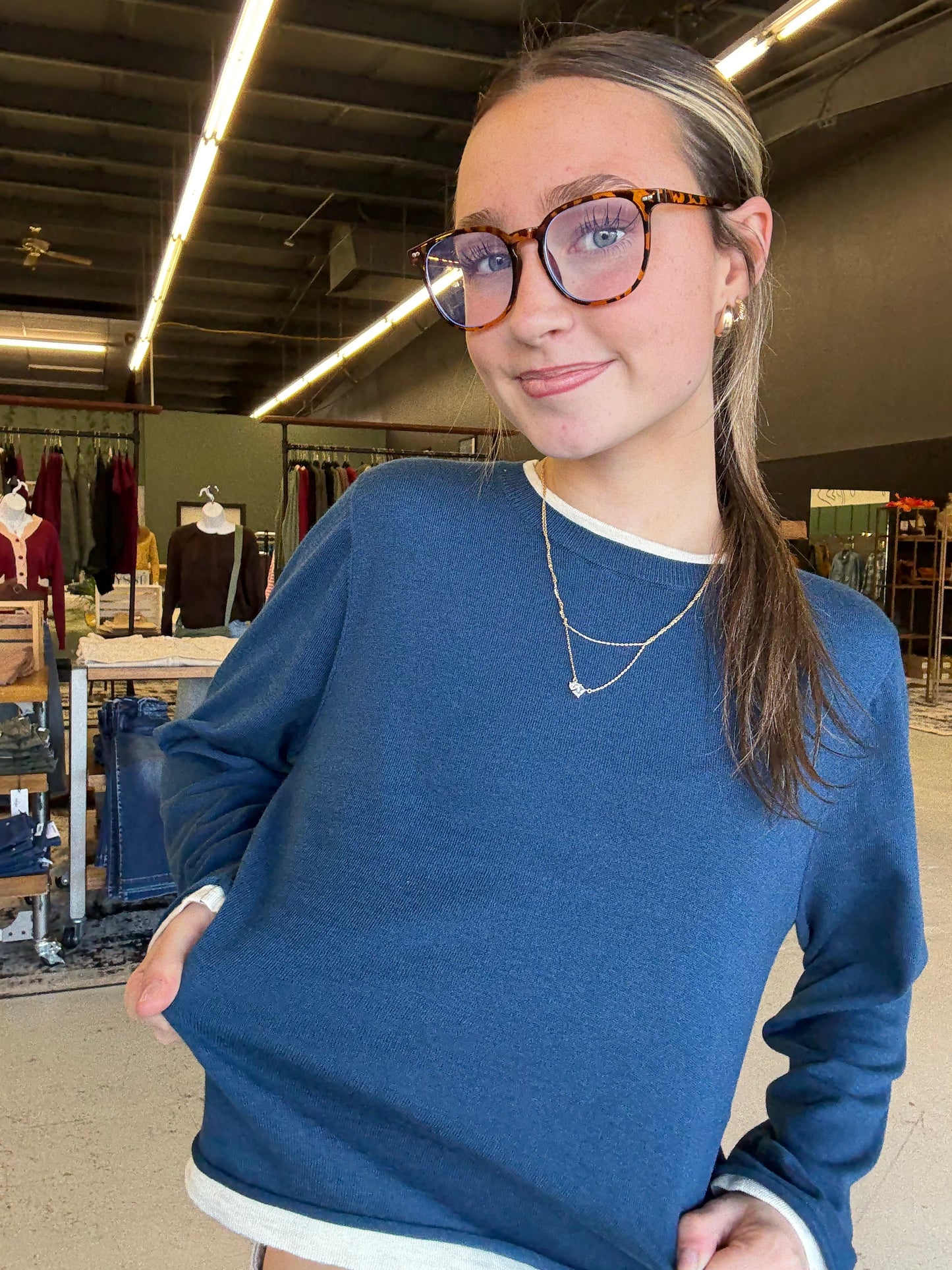 The Hadley Contrast Sweater
