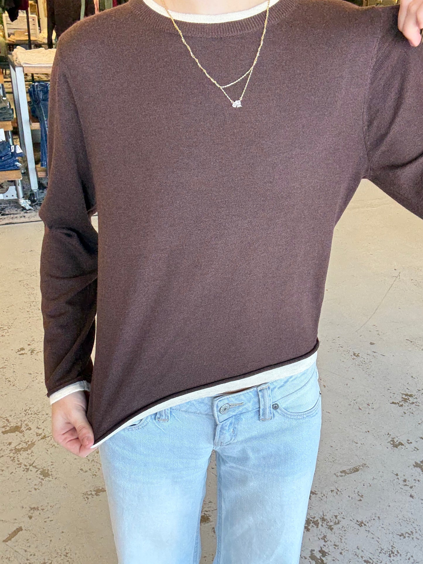 The Hadley Contrast Sweater