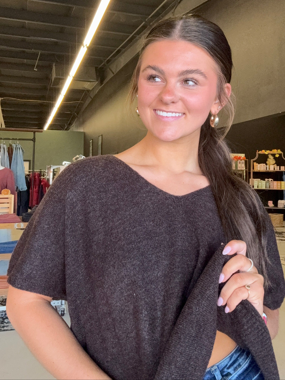 The Rowan V-Neck Sweater