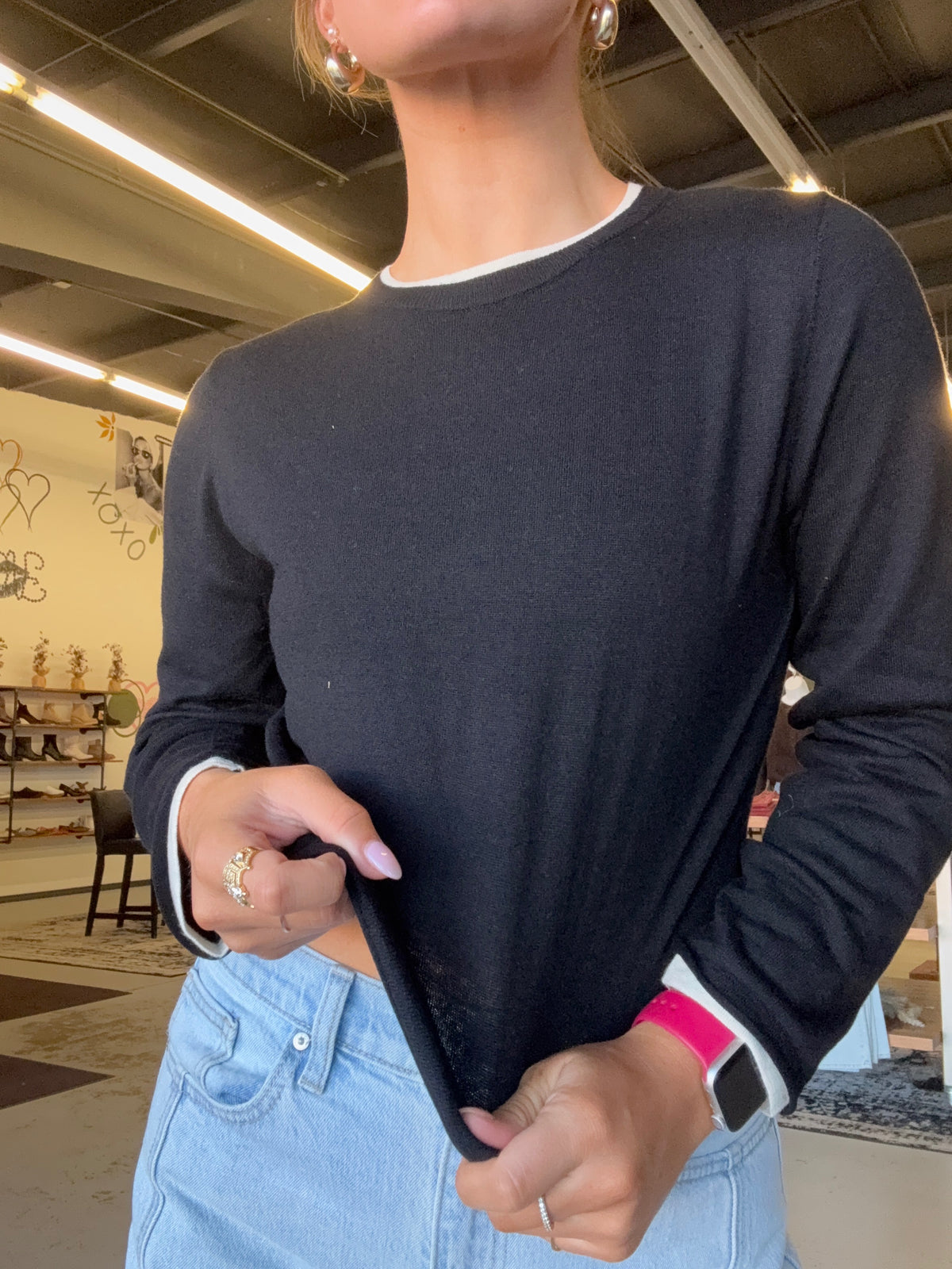 The Hadley Contrast Sweater
