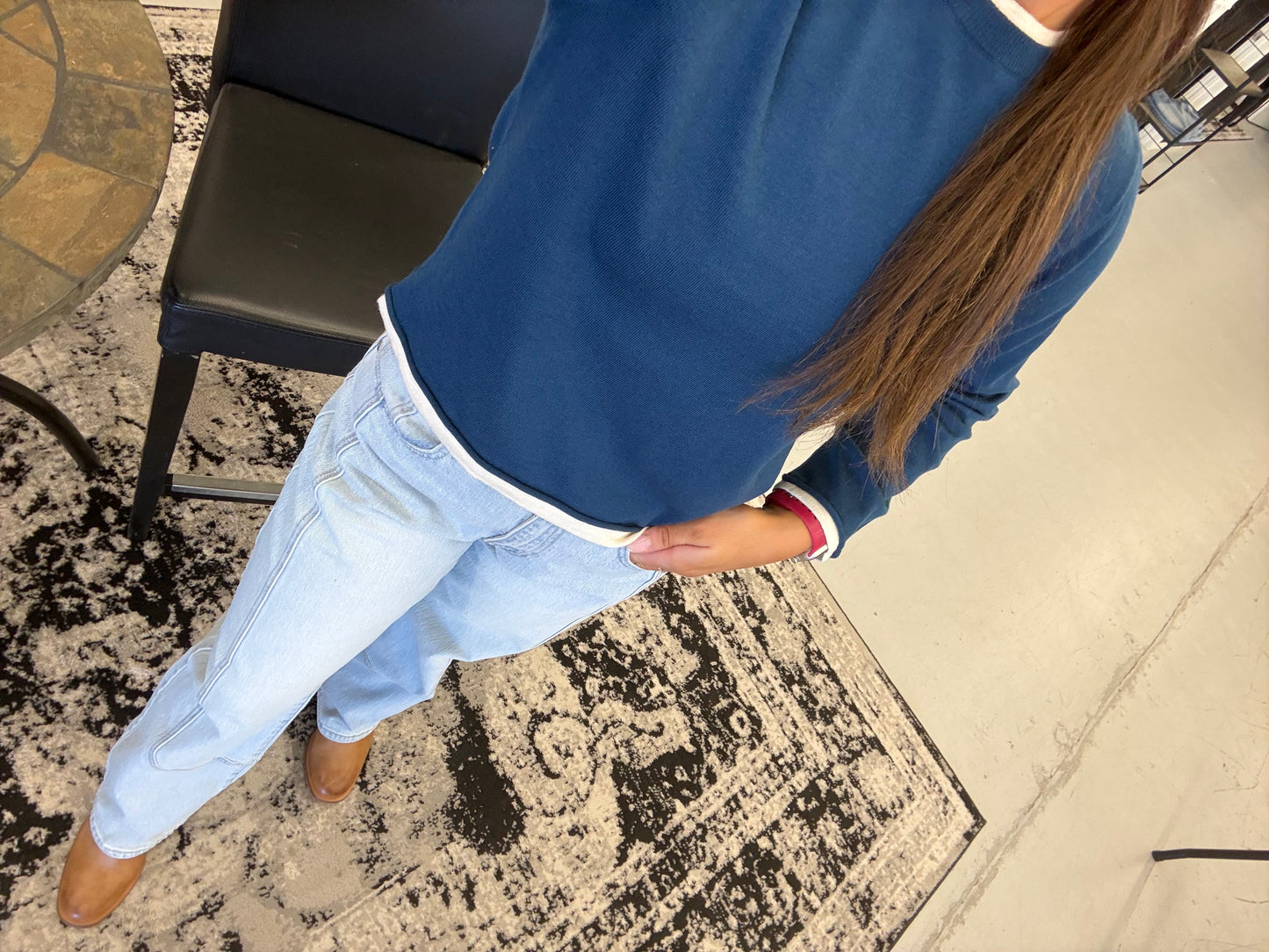 The Hadley Contrast Sweater