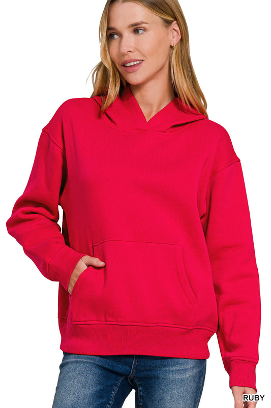 ✨ The Everyday Cozy V-Neck Hoodie