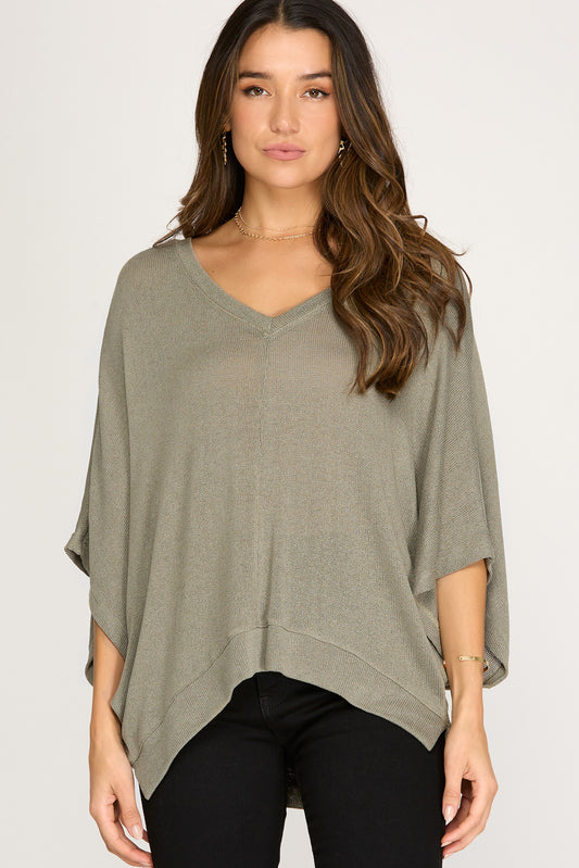 Drop Shoulder Loose Fit Top!