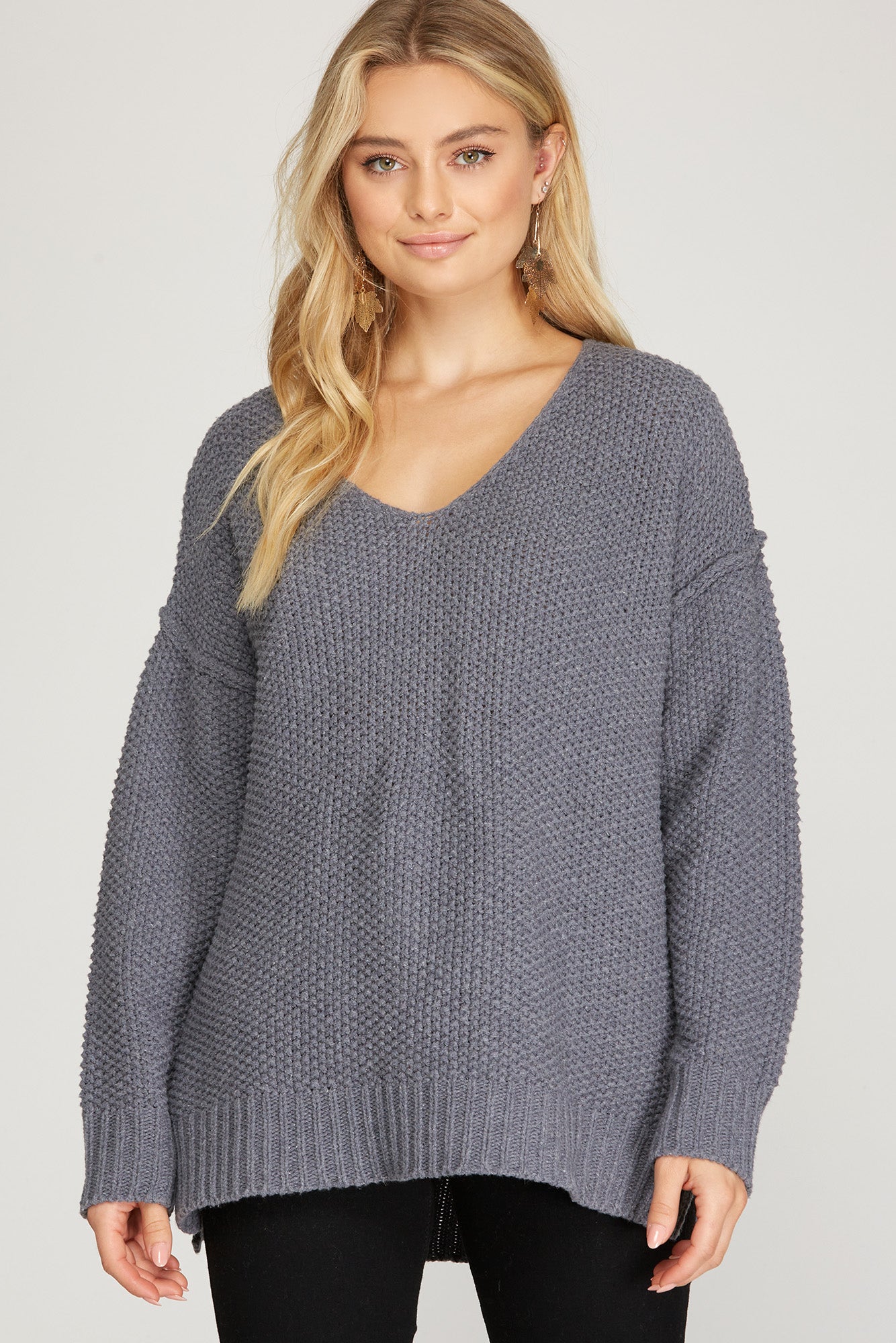 Long Sleeve Oversized Knit!