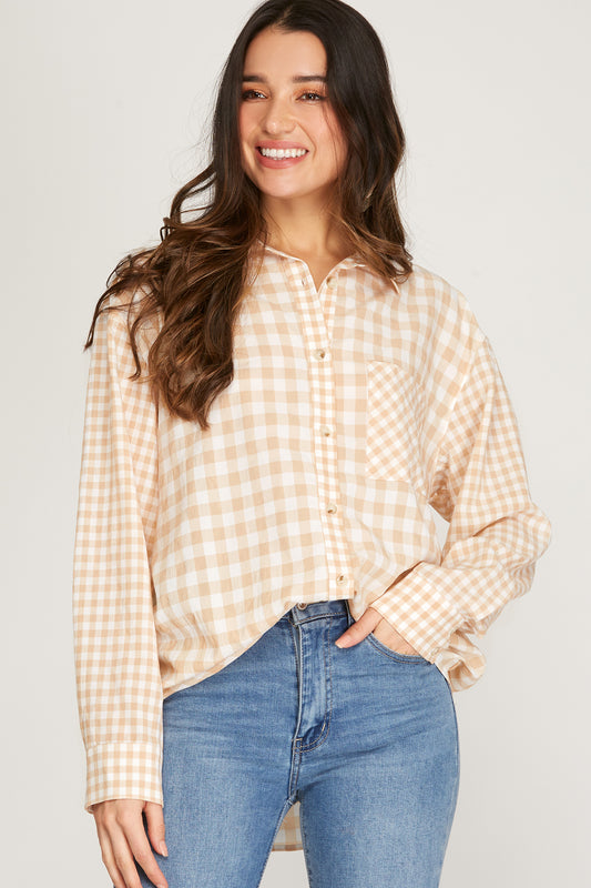 Ginny Gingham Top!