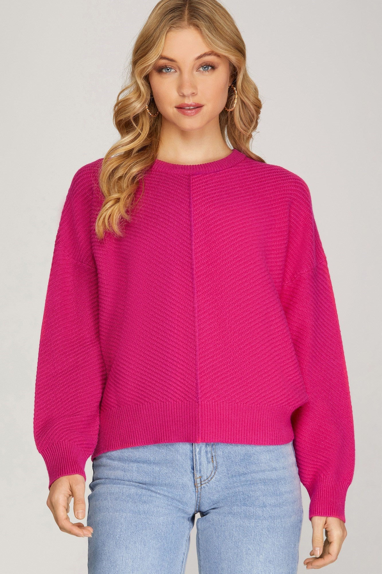 Pink Colorblock Top!