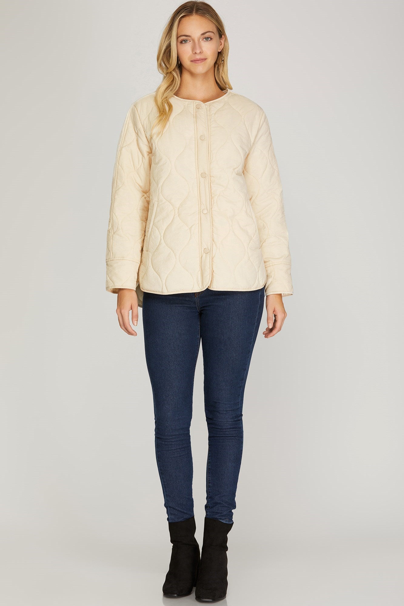 Long Sleeve Padded Jacket!