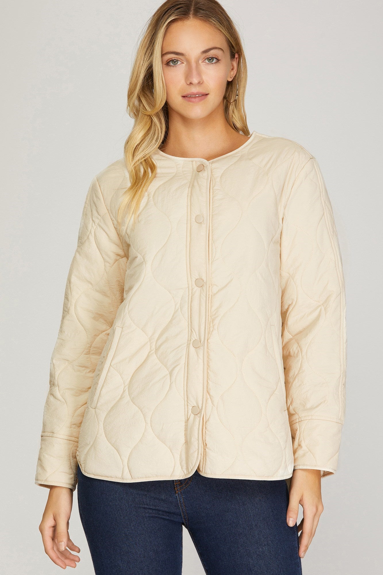 Long Sleeve Padded Jacket!