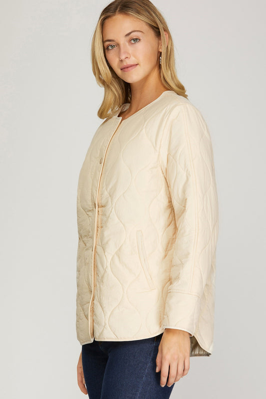 Long Sleeve Padded Jacket!