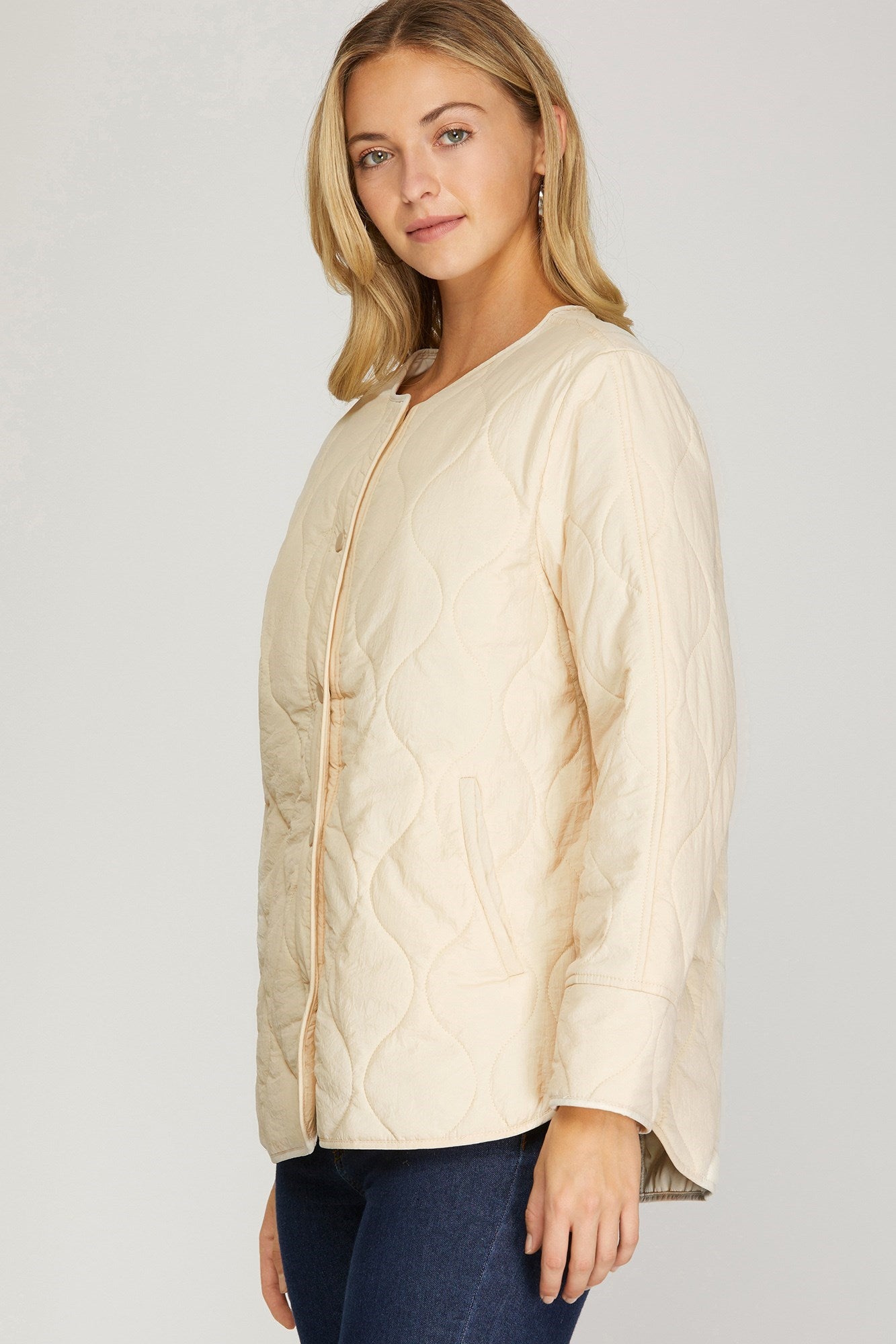 Long Sleeve Padded Jacket!
