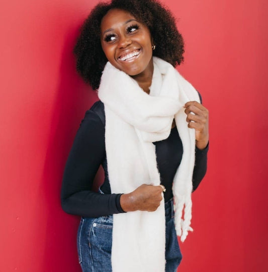 Seattle Days Fringe Scarf
