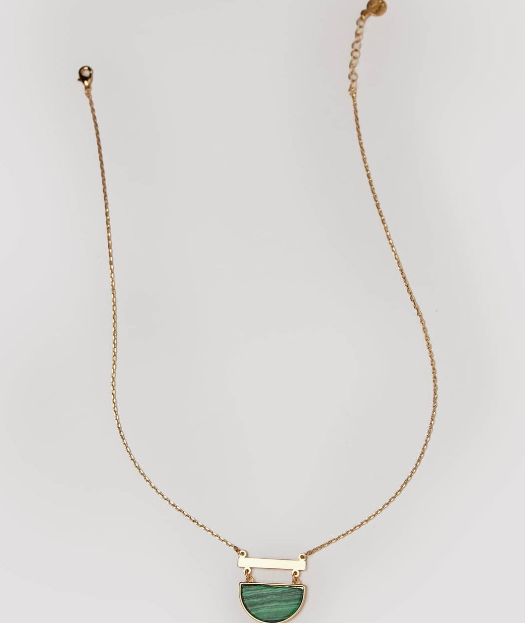 Half Circle Pendant Necklace