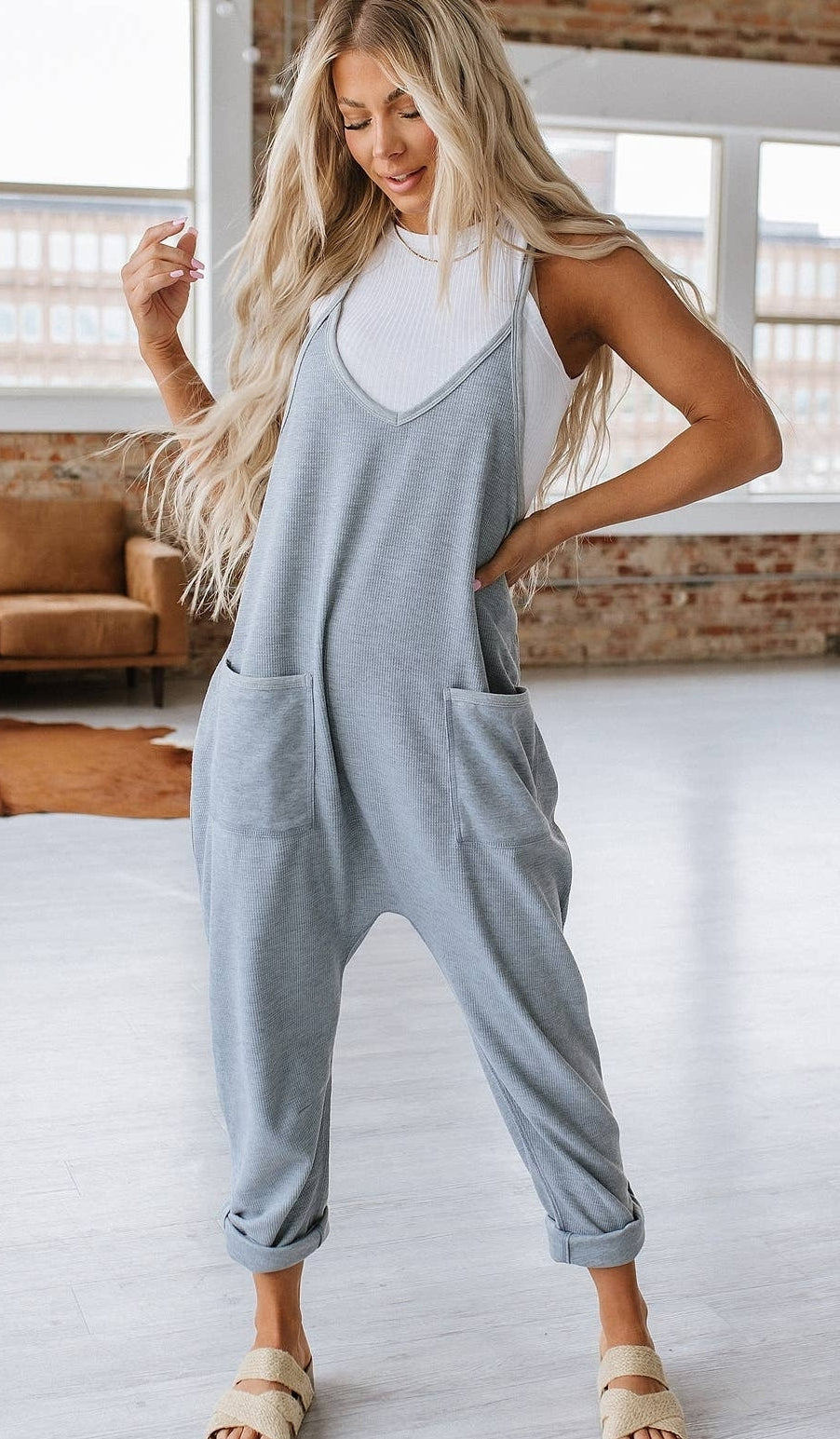 Shania Spaghetti Strap Jumpsuit
