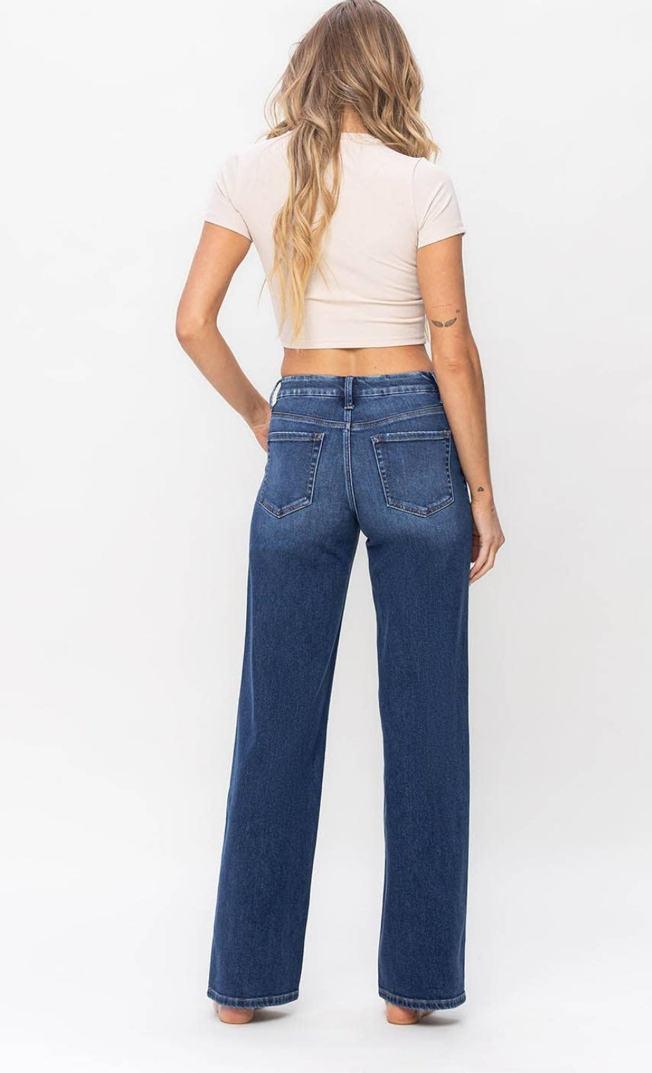 High Rise Loose Fit Jeans