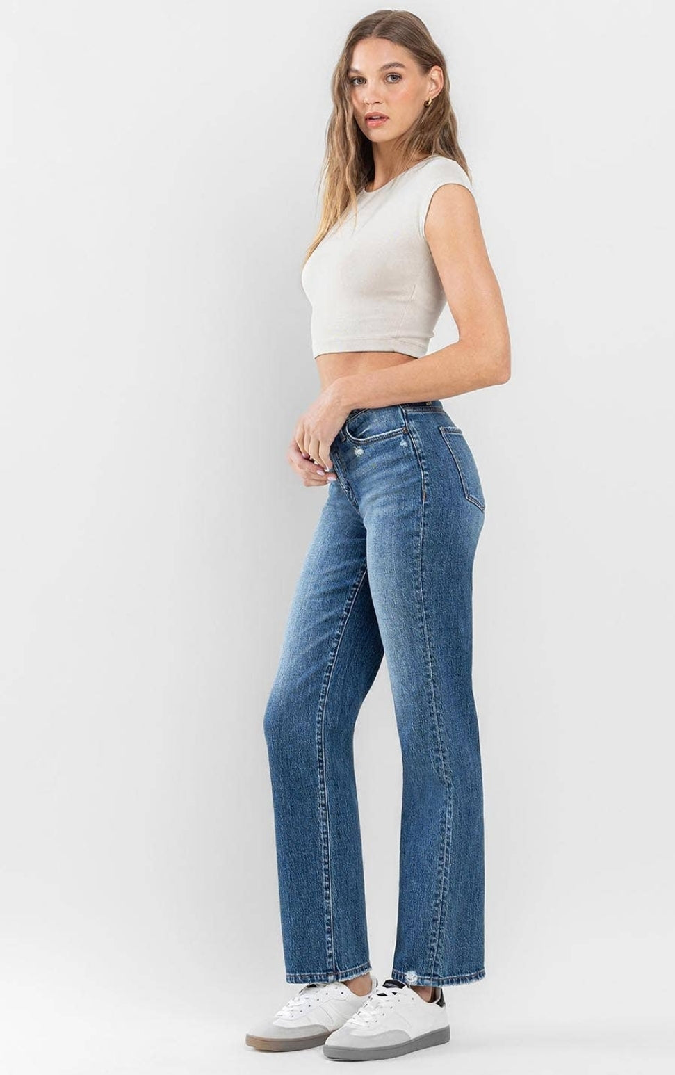 Super High Rise Relaxed Straight Jeans