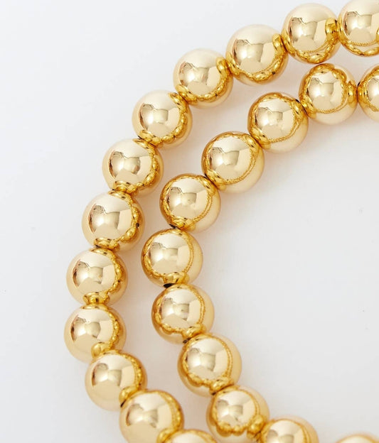 Gold Beaded Bracelet