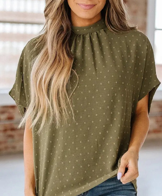 Jermey Swiss Dot Blouse