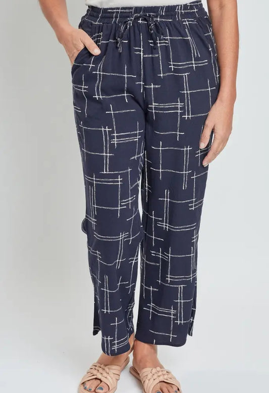 Missy Pull-On Stove Pipe Pant with Tulip Hem