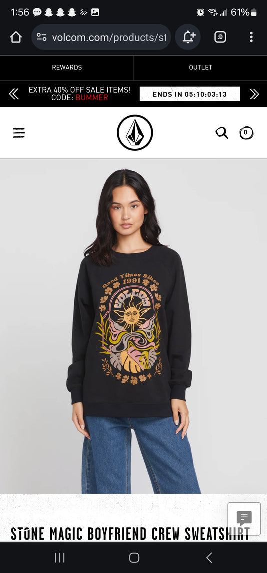 Magic Boyfriend Crew Sweatshirt