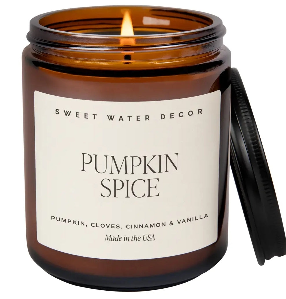 Pumpkin Spice Brown Candle