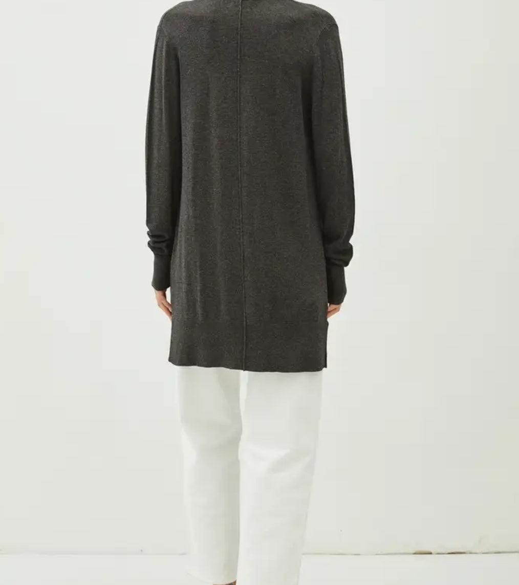 Essential Open Front Knit Sweater Cardigan