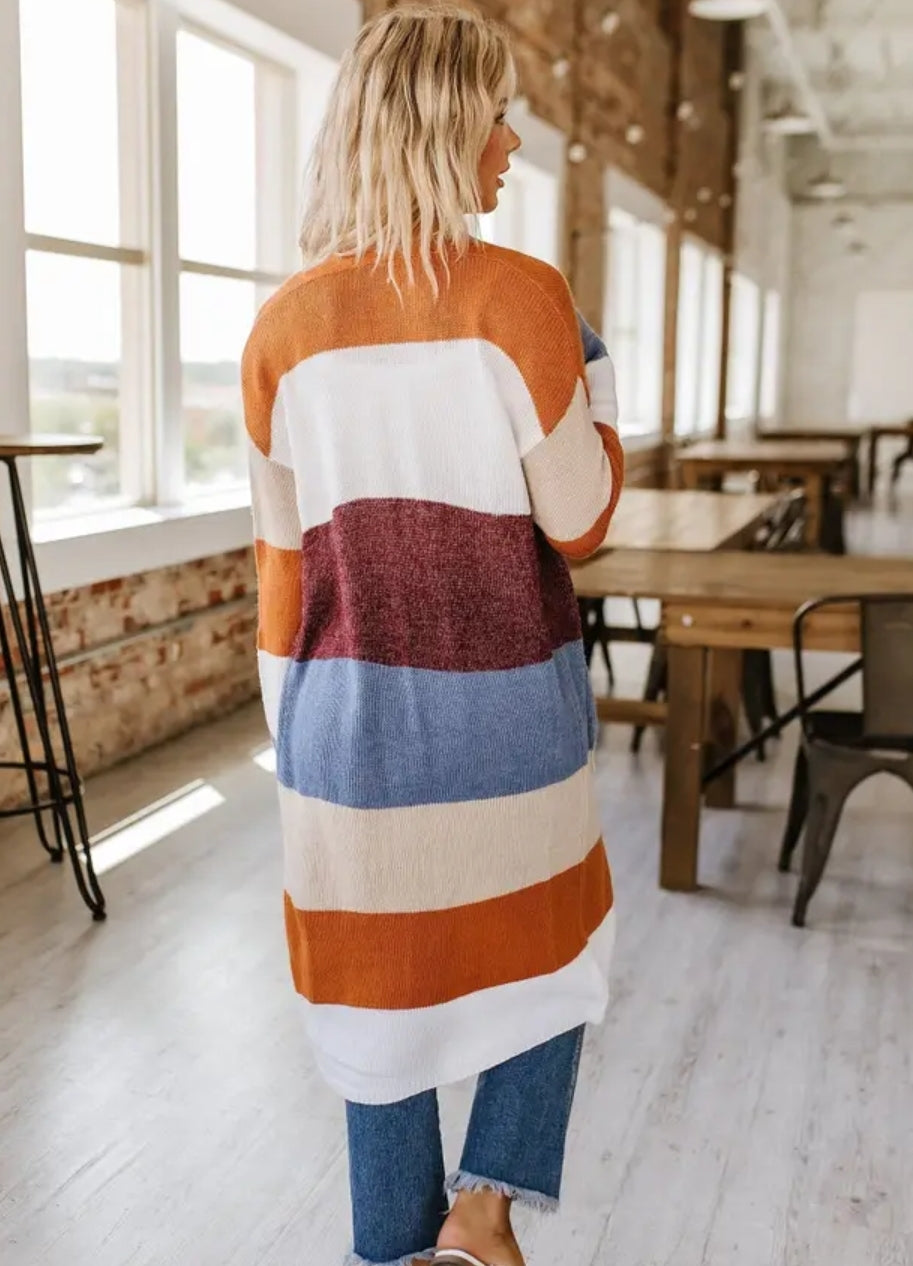 Ramona Knit Color Block Cardigan