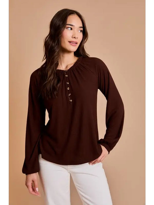 The Cocoa Cloud Blouse