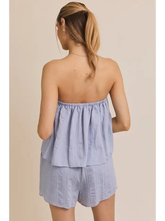Strapless Romper